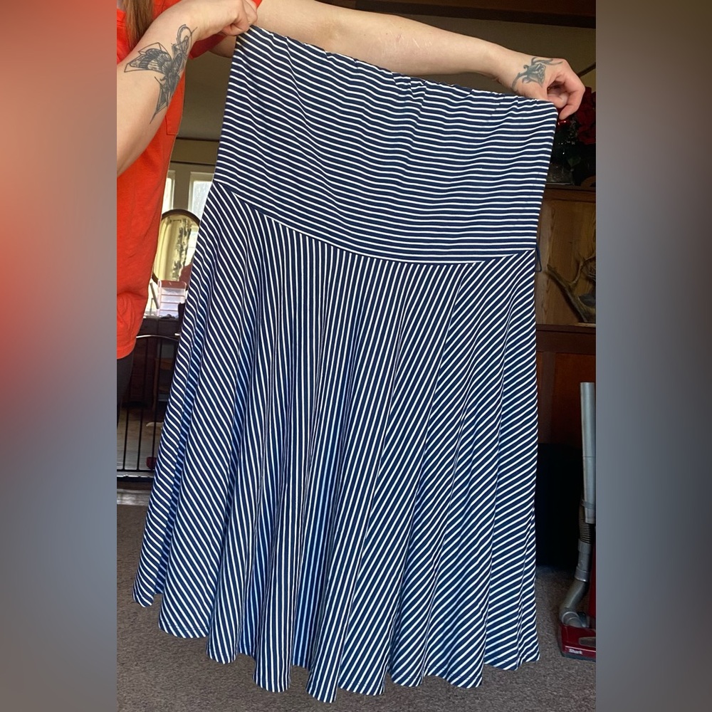 2x Maurice’s strapless strip dress